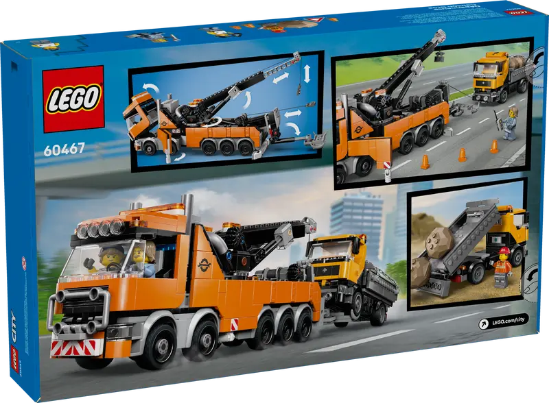 LEGO City Dépanneuse de sauvetage robuste avec grue